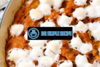 Sweet Potato Casserole With Marshmallows And Canned Yams | 101 Simple Recipe