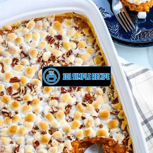 Sweet Potato Casserole With Marshmallows No Nuts | 101 Simple Recipe