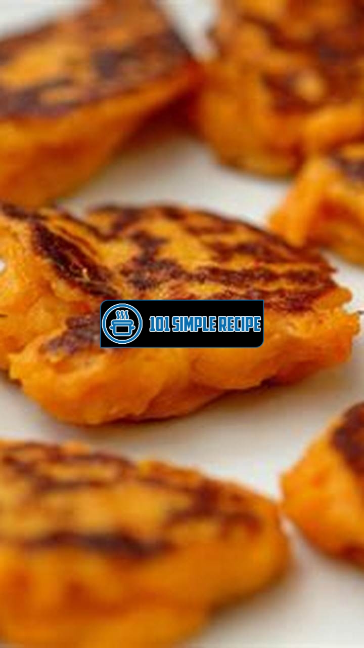 Delicious Sweet Potato Patties for Healthy Eaters | 101 Simple Recipe