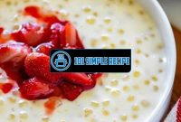 Delicious Tapioca Pudding Recipe Straight from Hawaii | 101 Simple Recipe