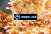 Tater Tot Breakfast Casserole Recipe With Ham | 101 Simple Recipe
