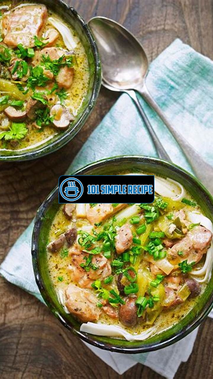 Authentic Thai Green Chicken Curry Recipe NZ | 101 Simple Recipe