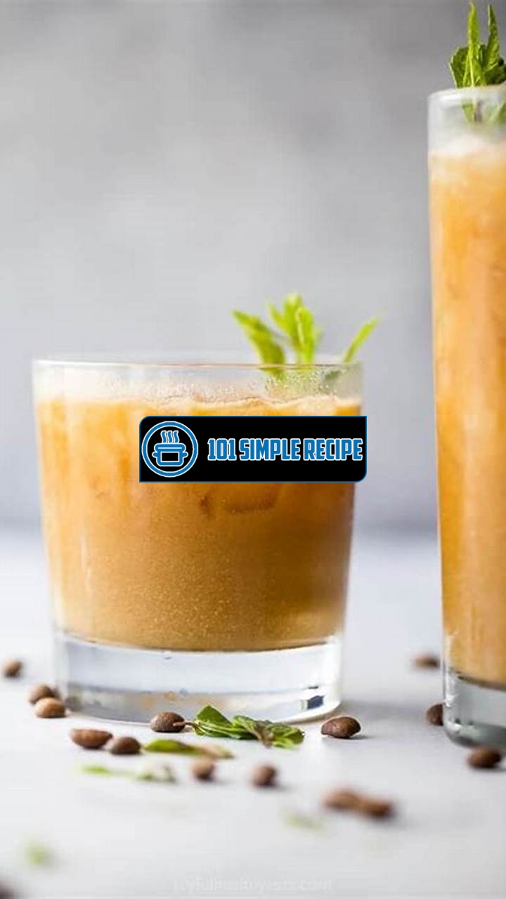 Indulge in the Richness of Thai Iced Coffee with Coconut Milk | 101 Simple Recipe