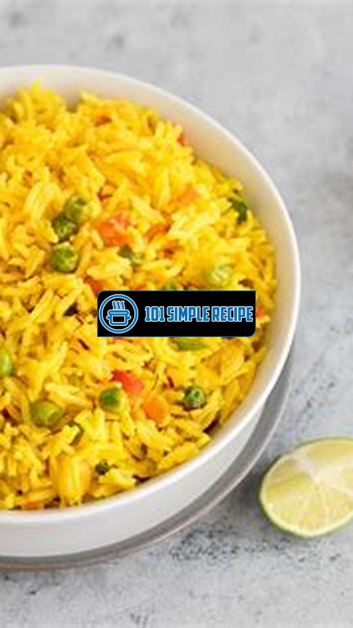 Discover the Irresistible Flavor of Thai Yellow Rice | 101 Simple Recipe