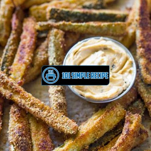 Crispy Baked Zucchini Fries: Irresistibly Delicious Snack | 101 Simple Recipe