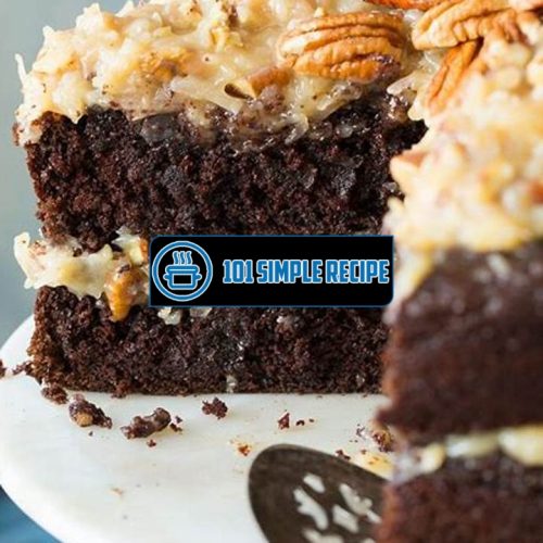 The Irresistible Allure of the Best German Chocolate Cake | 101 Simple Recipe