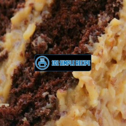 The Irresistible German Chocolate Cake Recipe to Satisfy Your Sweet Tooth | 101 Simple Recipe