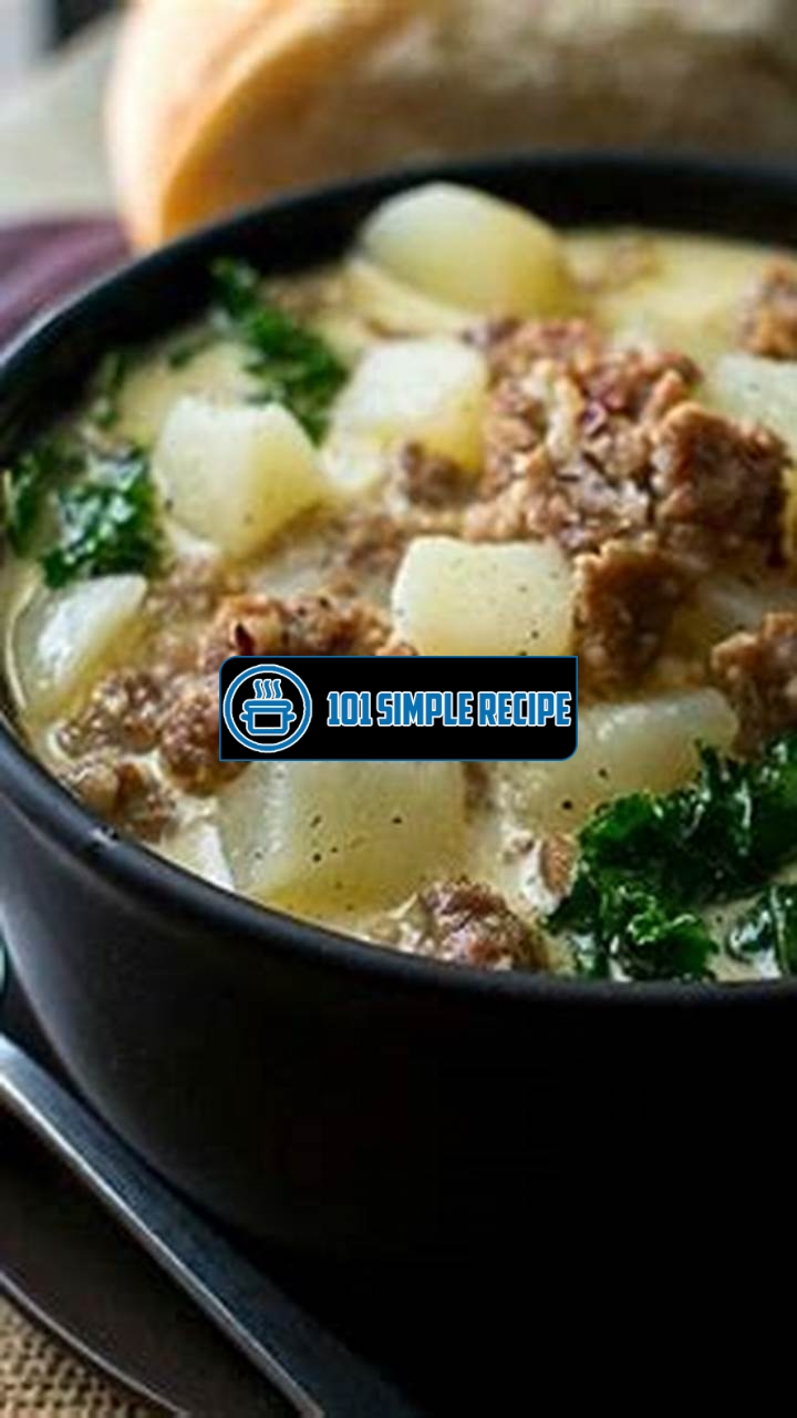 The Irresistible Chunky Chef Zuppa Toscana Recipe | 101 Simple Recipe