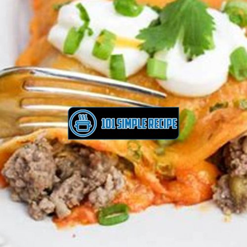 Savor the Deliciousness of Pioneer Woman Chicken Enchiladas | 101 Simple Recipe