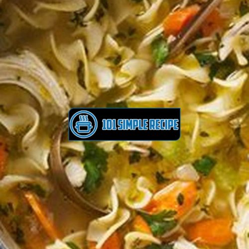 Delicious Pioneer Woman Chicken Noodle Soup Recipe | 101 Simple Recipe