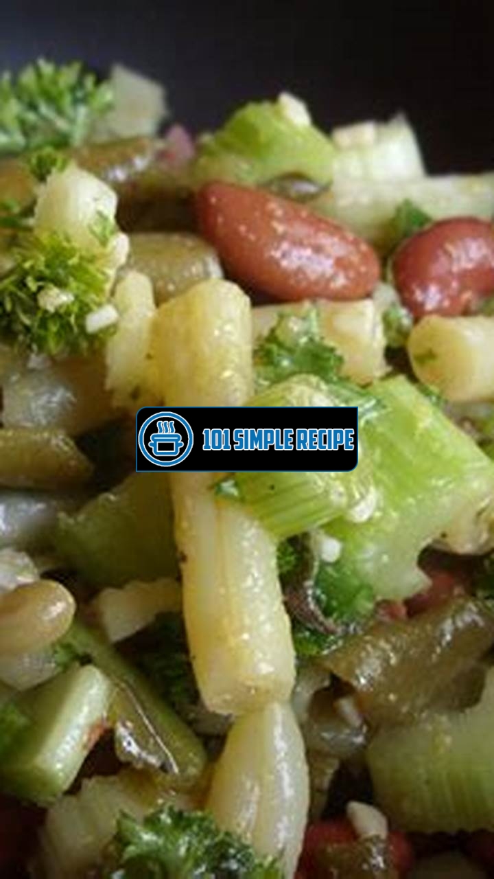 A Delicious Three Bean Salad Recipe by Betty Crocker | 101 Simple Recipe
