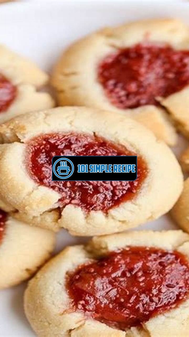 Delicious Thumbprint Cookies Recipe Without Eggs | 101 Simple Recipe