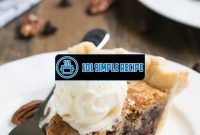 Indulge in the Irresistible Toll House Chocolate Chip Cookie Pie | 101 Simple Recipe