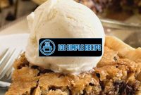 Toll House Chocolate Chip Pie A Family Feast | 101 Simple Recipe