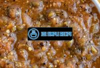 Discover the Nutritional Benefits of Tomatillo Green Chili Salsa Chipotle | 101 Simple Recipe