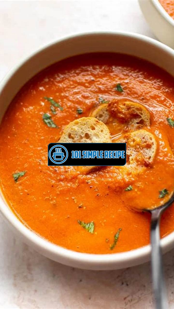 Deliciously Keto Tomato Basil Soup | 101 Simple Recipe