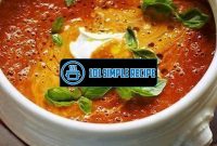 Delicious Tomato Soup Recipe by Jamie Oliver | 101 Simple Recipe
