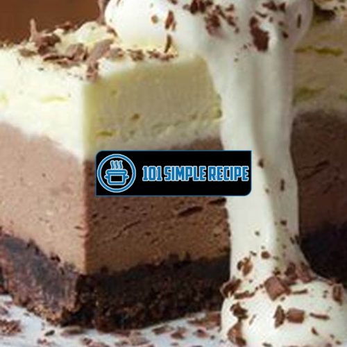 Indulge in Heavenly Bliss with Triple Chocolate Cheesecake | 101 Simple Recipe