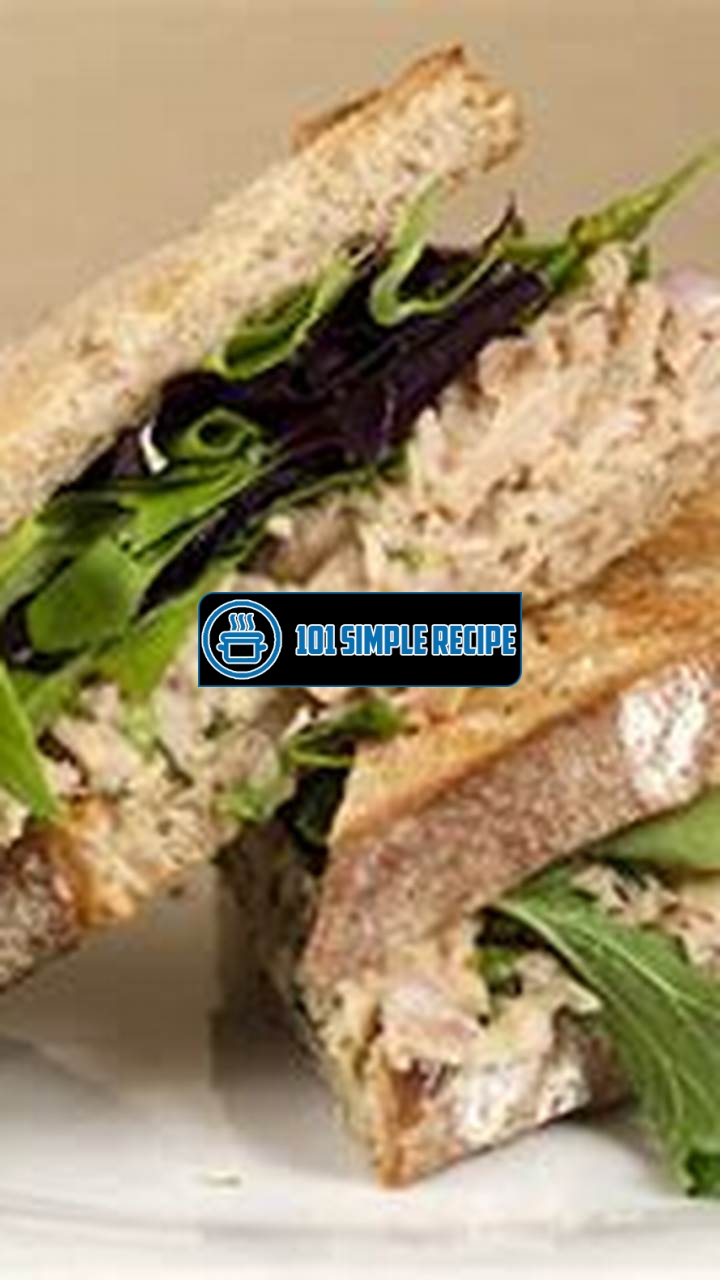 Delicious Tuna Fish Sandwich Recipe Without Mayo | 101 Simple Recipe