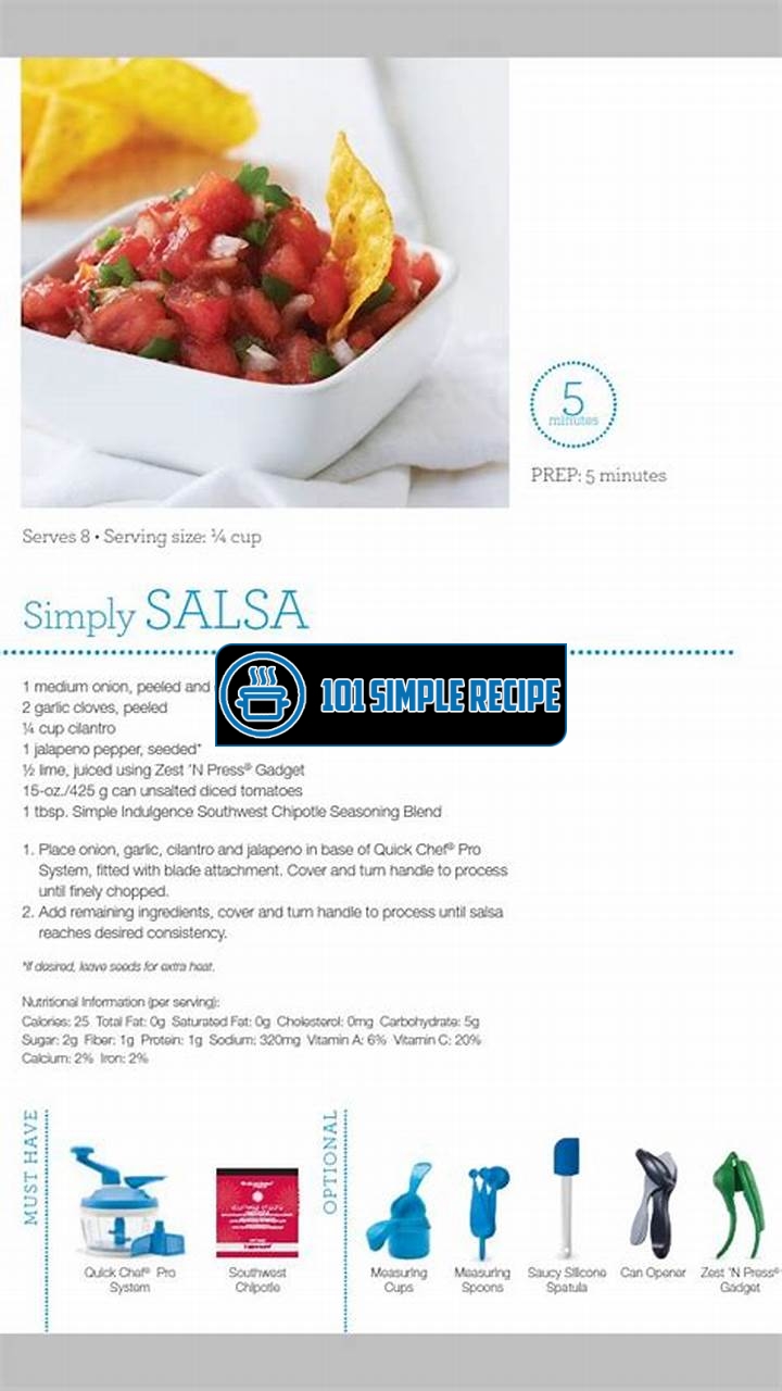 Delicious Tupperware Salsa Recipe for Your Next Party | 101 Simple Recipe