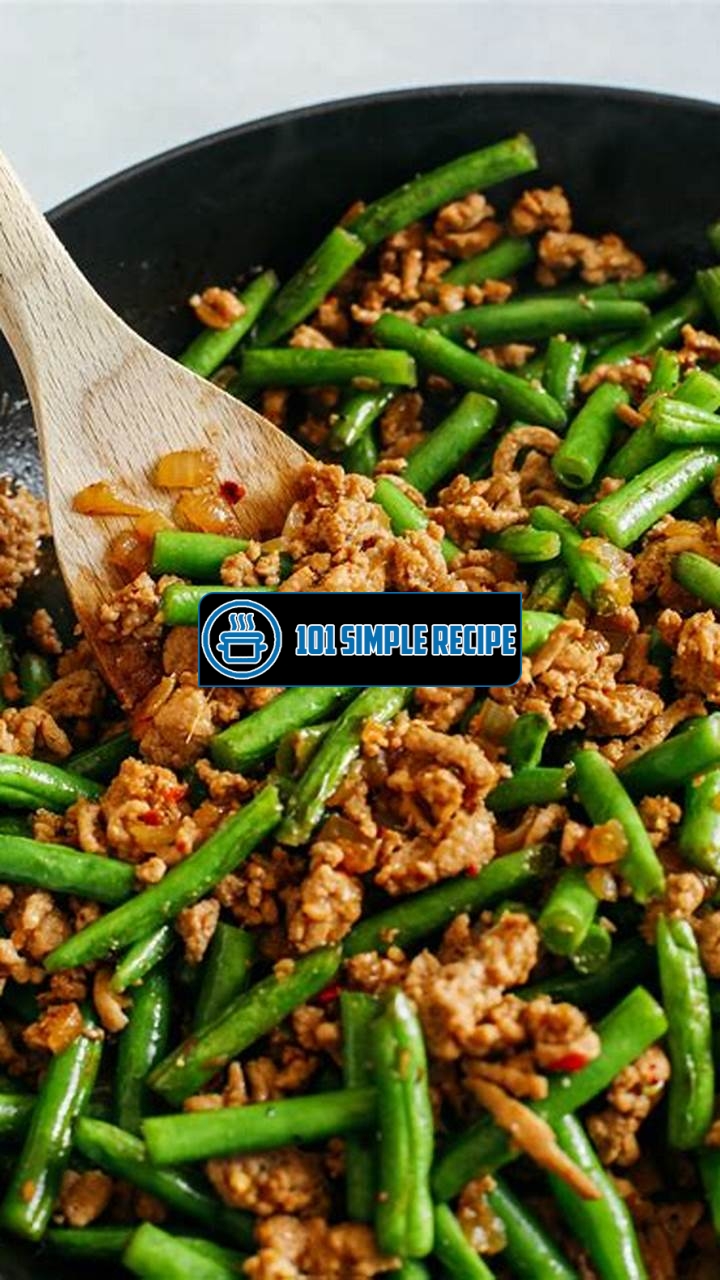 Delicious Turkey Green Bean Stir Fry Recipe | 101 Simple Recipe