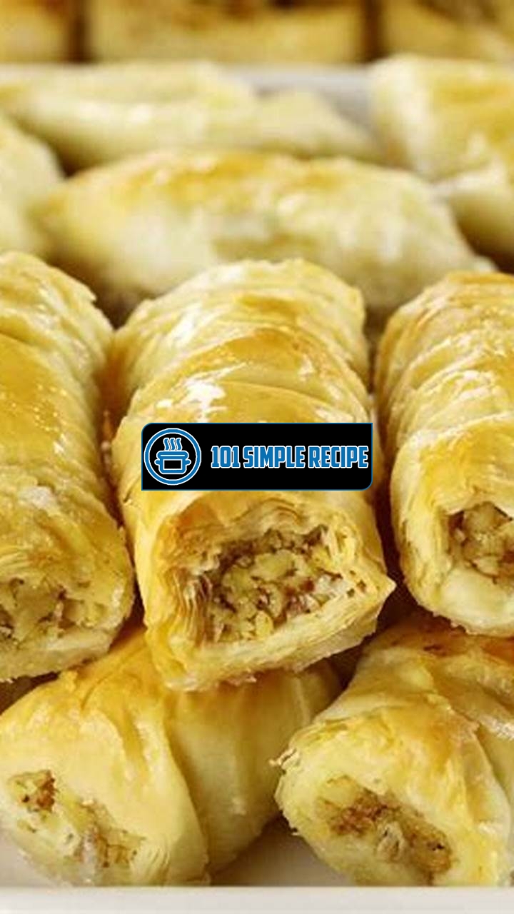 Indulge in Delectable Turkish Baklava Rolls Today | 101 Simple Recipe