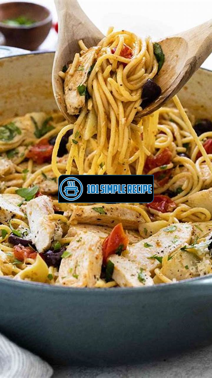 Delicious Tuscan Chicken Pasta Skillet Recipe | 101 Simple Recipe