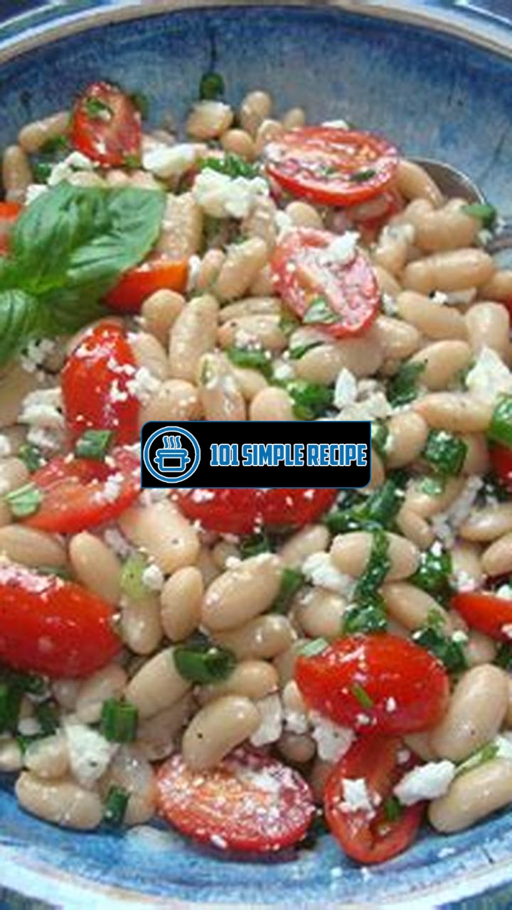 Tuscany White Bean Salad Image Source | 101 Simple Recipe