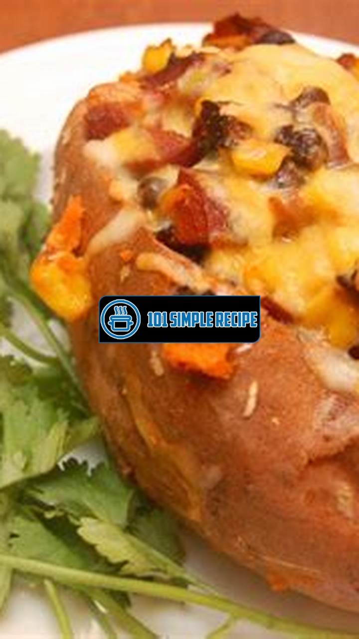 Delicious Twice Baked Sweet Potatoes with a Southwestern Twist | 101 Simple Recipe