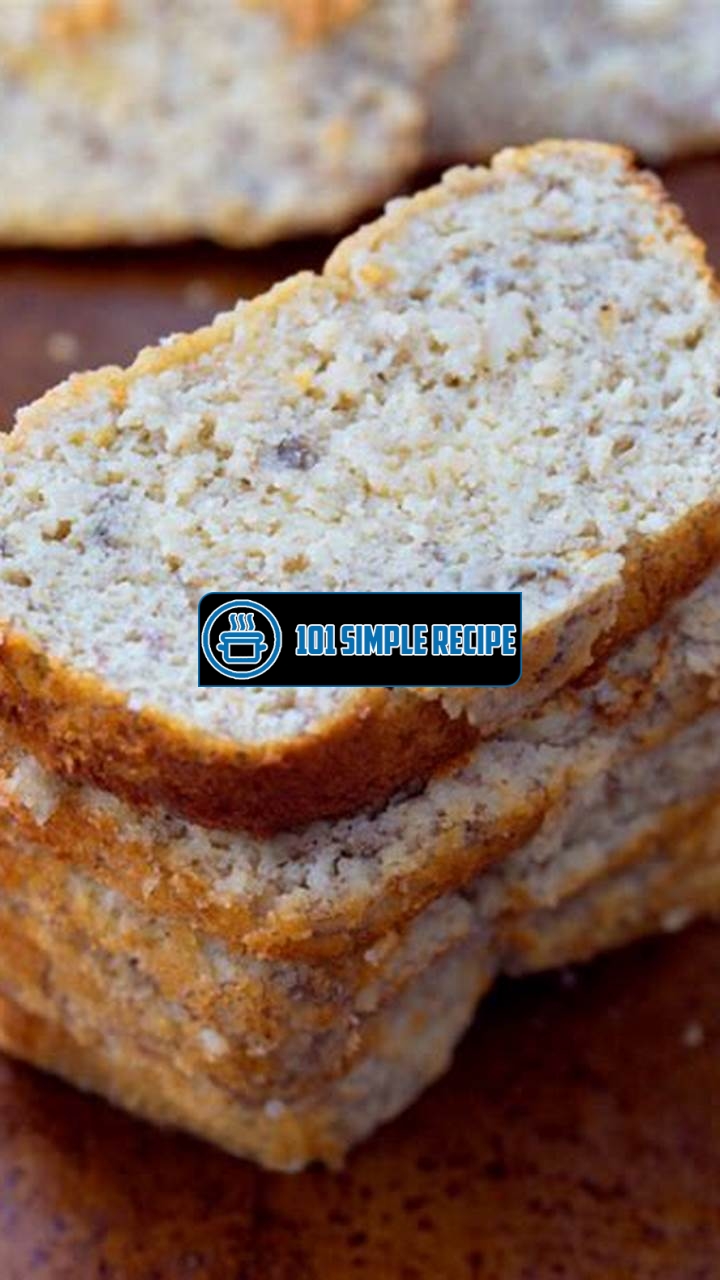 A Delicious Vegan Banana Bread Recipe with Almond Flour | 101 Simple Recipe