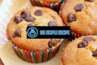 Irresistibly Delicious Vegan Banana Chocolate Chip Muffins | 101 Simple Recipe