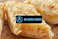 Indulge in the Heavenly Delight of Vegan Cheesy Garlic Bread | 101 Simple Recipe
