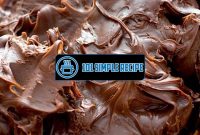 Indulge in the Creamiest Vegan Chocolate Frosting | 101 Simple Recipe
