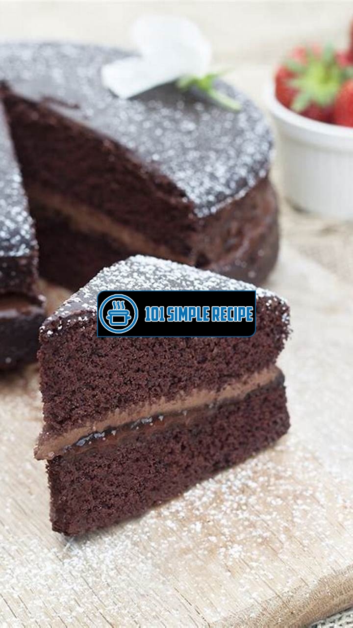 The Best Vegan Gluten Free Chocolate Cake in the UK | 101 Simple Recipe