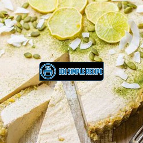 Delicious Vegan Key Lime Pie Recipe Made with Tofu | 101 Simple Recipe