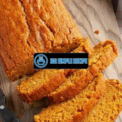 Delicious Vegan Pumpkin Bread Recipe | 101 Simple Recipe