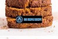 Delicious Vegan Pumpkin Bread with Low Sugar | 101 Simple Recipe