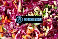 Delicious Vegan Purple Cabbage Recipes for a Healthy Diet | 101 Simple Recipe