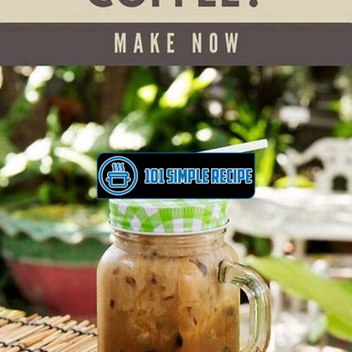 Indulge in the Richness of Vegan Thai Iced Coffee | 101 Simple Recipe