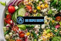 Satisfy Your Cravings with a Delicious Vegetable Grain Salad | 101 Simple Recipe