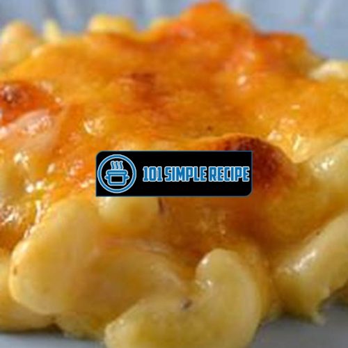 Velveeta Cheese Creamy Baked Mac And Cheese | 101 Simple Recipe