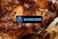 Delicious Vermont Maple Syrup Pork Chops | 101 Simple Recipe