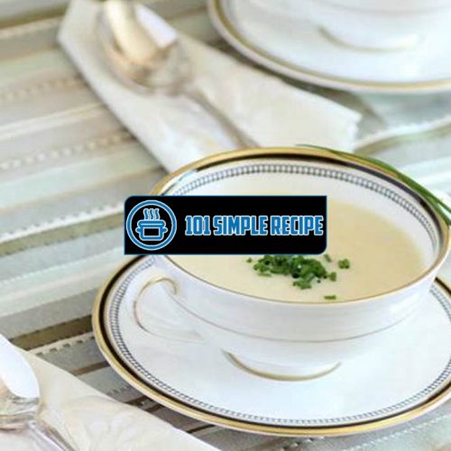 Master The Art of Making Vichyssoise with Julia Child's Recipe | 101 Simple Recipe