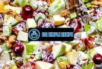 Delicious and Easy Waldorf Salad Recipe | 101 Simple Recipe