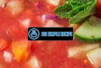 Delicious Watermelon Gazpacho Recipe for Perfect Summer Refreshment | 101 Simple Recipe
