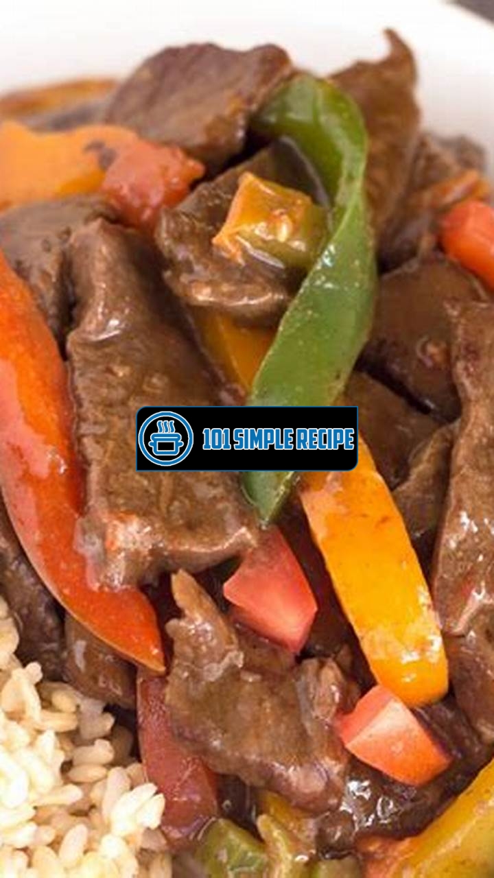 Delicious and Easy Weeknight Pepper Steak Recipe | 101 Simple Recipe