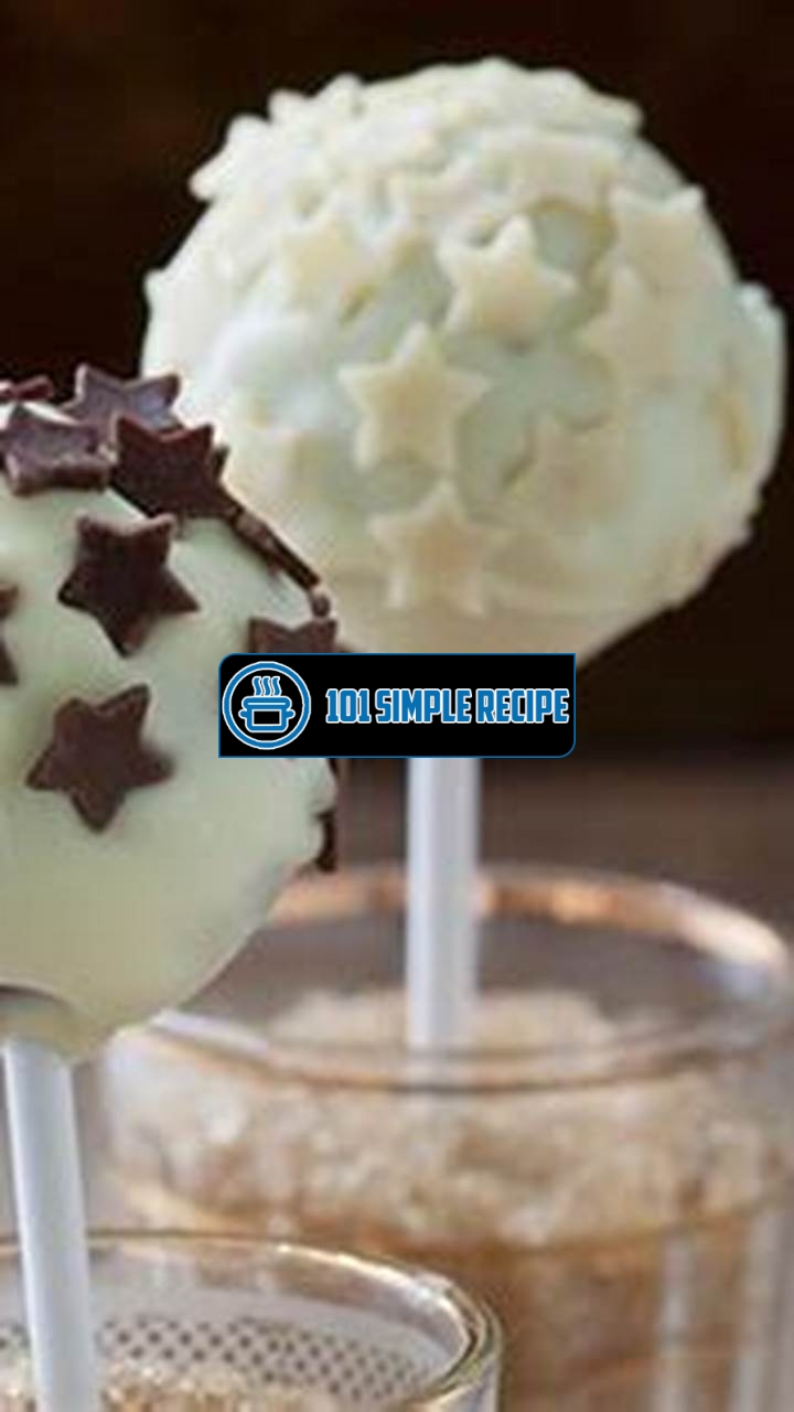 Delicious White Chocolate Cake Pops Recipe | 101 Simple Recipe