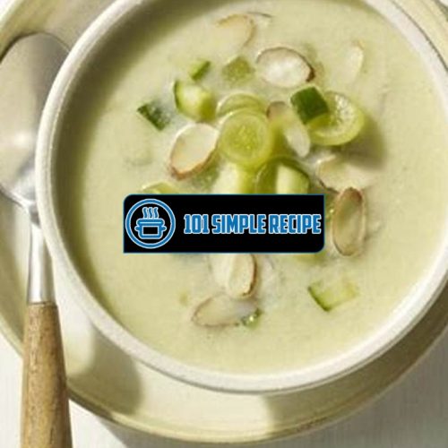 Deliciously Creamy White Gazpacho Recipe with Yogurt | 101 Simple Recipe