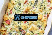 Delicious Zucchini Breakfast Casserole Recipe | 101 Simple Recipe